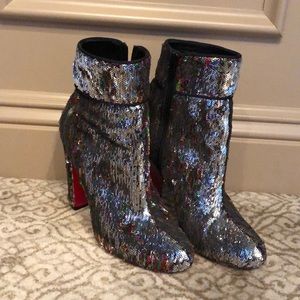 Christian Louboutin Sequence booties